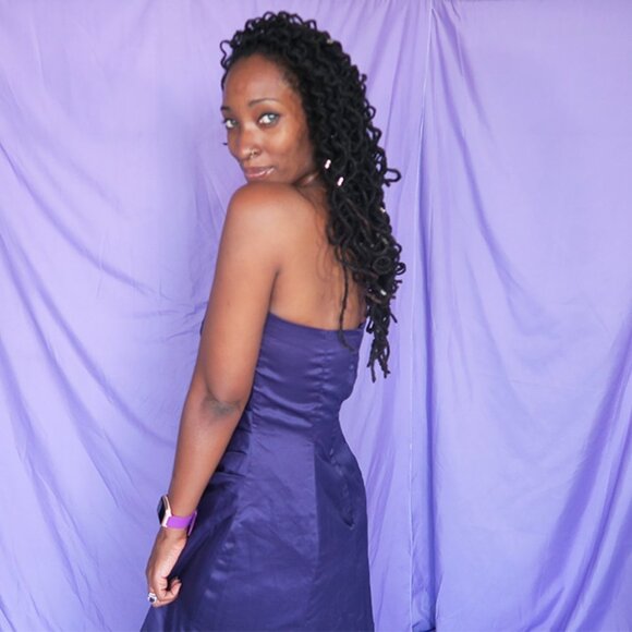 Urban Girl Nites strapless prom/evening dress 7/8 - Picture 7 of 10